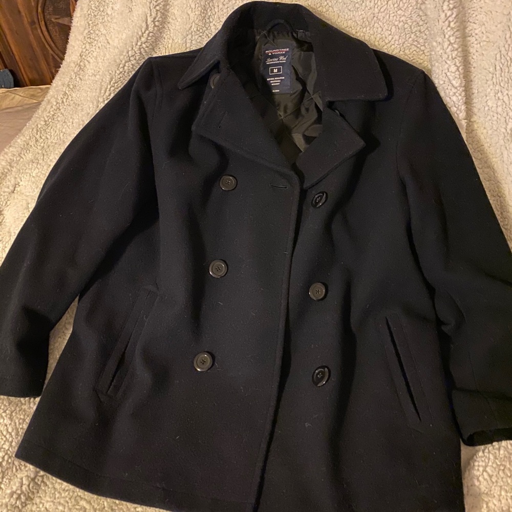 Roundtree & Yorke MEN'S WOOL COAT